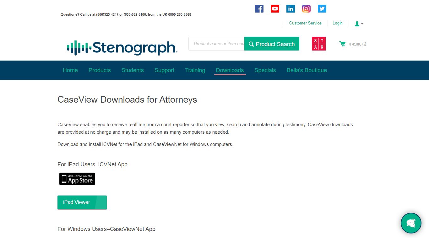 CaseViewNet Downloads | Stenograph L.L.C.